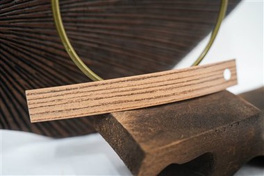 Bordatura in PVC con venature del legno giallo chiaro